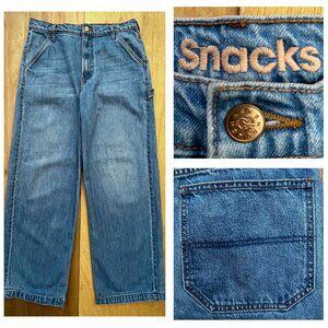 MOTHER SNACKS THE FUN DIP UTILITY PUDDLE HIGH RISE ANKLE WOMEN’S JEANS sz 27